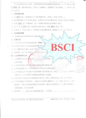 金華xx五金制品有限公司合作BSCI驗(yàn)廠