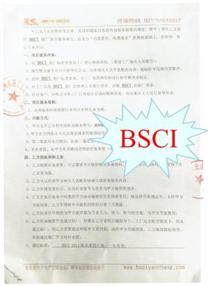 寧波XX工藝品有限公司合作BSCI驗廠