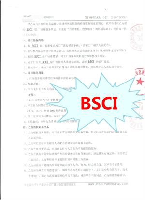 高郵市XX皮件體育用品有限公司與康華合作BSCI驗廠