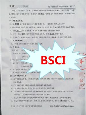 嘉興市XX日用品制造有限公司與康華合作BSCI驗廠