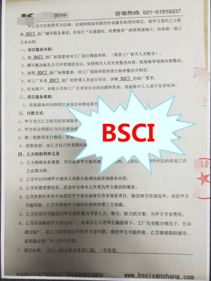 浙江XX針織有限公司與康華合作BSCI驗廠
