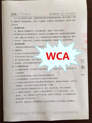 玉環(huán)XX眼鏡有限公司與康華驗廠 WCA